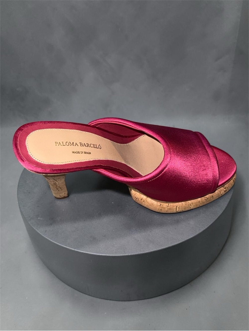 Paloma Barceló Pink Open Toe Heels Size 39 NWOB